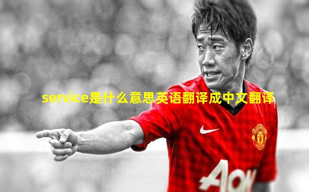 service是什么意思英语翻译成中文翻译