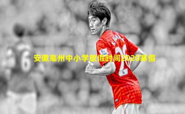 安徽亳州中小学放假时间2020寒假