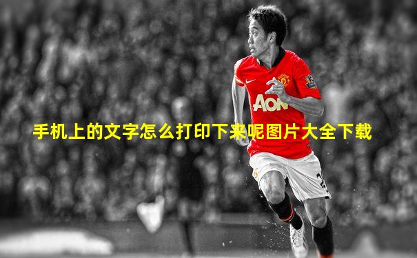 手机上的文字怎么打印下来呢图片大全下载
