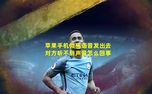 苹果手机微信语音发出去对方听不到声音怎么回事
