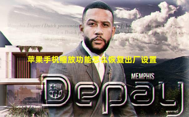 苹果手机缩放功能怎么恢复出厂设置