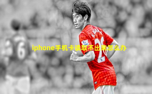 iphone手机卡读取不出来怎么办