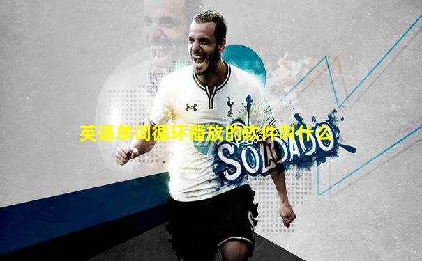英语单词循环播放的软件叫什么